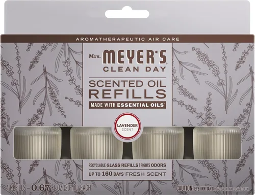 Miniatura 10 de MRS. MEYER'S Clean Day - Difusor de aceite perfumado premium, ambientador de pared enchufable, dispositivo de aroma aromatéutico para el hogar
