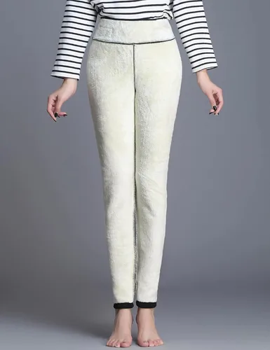 Miniatura 2 de Yeokou - Pantalones deportivos abrigados de invierno para mujer, con forro de sherpa