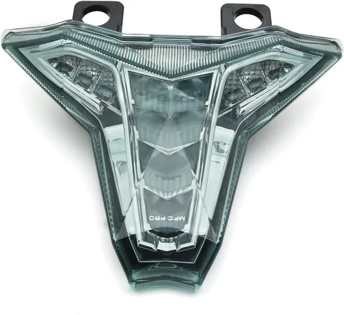 Miniatura 2 de Luz Trasera LED Integrada Señal de Freno y Giro para KAWASAKI 2019-2023 ZX-6R(636)/2014-2024 Z1000 ZX-10R ZX-10RR (Lente Verde Menta)