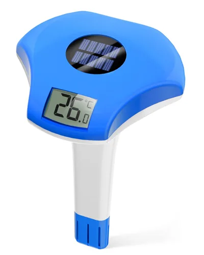 Miniatura 10 de BALDR Termómetro flotante para piscina, termómetro de piscina con energía solar, fácil de leer/usar
