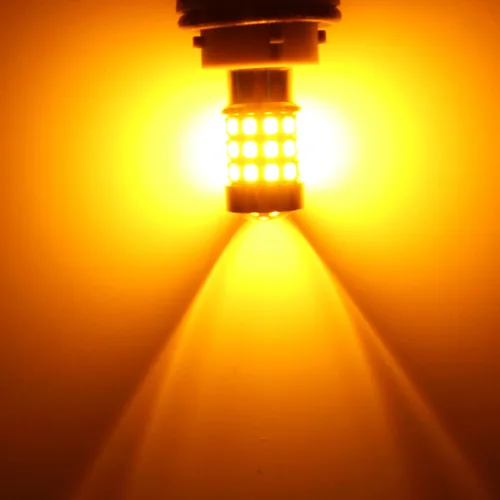 Miniatura 4 de Alla Lighting Bombillas LED ámbar superbrillantes BA15S 1156 de alta potencia 2835 39-SMD 1156NA 7506 3497 BA15S bombillas LED para señal de giro