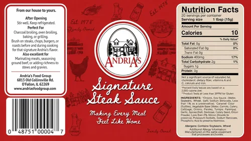 Miniatura 2 de Andria's Signature Steak Sauce (paquete de 2)