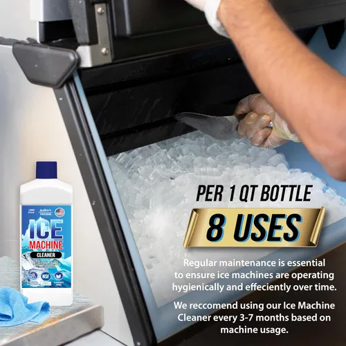Miniatura 4 de Nature's Freedom - Limpiador concentrado para máquina de hielo fabricado en Estados Unidos, 1 cuarto de galón, ideal para máquinas de hielo
