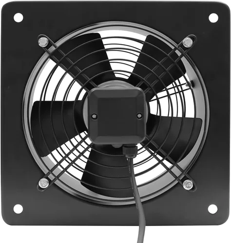 Miniatura 5 de DNYSYSJ Extractor de pared de 10 pulgadas, 50 W, 735 CFM, 1450 RPM, alto flujo de aire de bajo ruido, a prueba de explosiones, ventilador axial