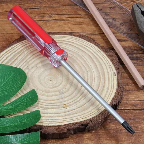 Miniatura 5 de Bonsicoky Destornillador de seguridad Torx T20 con punta magnética y mango de plástico, destornillador Torx para reparación de computadoras