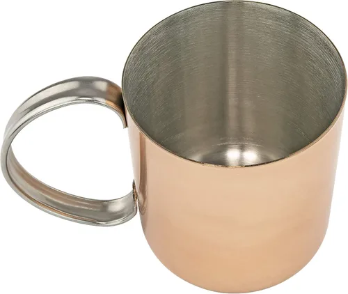 Miniatura 3 de Southern Homewares Taza Moscow Mule de cobre con forro de acero inoxidable – Juego de tazas de cobre martillado de 16 oz para cócteles – Tazas