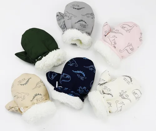 Miniatura 11 de Urban Virgin Guantes de invierno para bebés y niños pequeños, con forro polar, cálidos, impermeables, guantes de nieve para niños y niñas