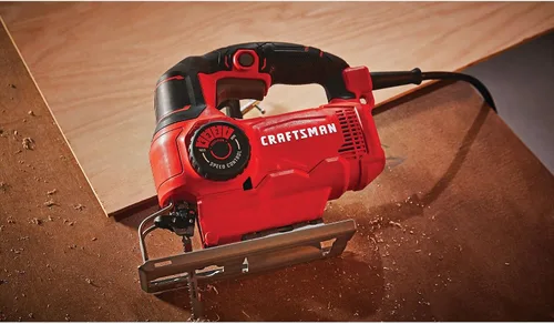 Miniatura 8 de CRAFTSMAN Sierra de calar, 4 ajustes orbitales, hasta 3,000 SPM, 5 amperios, con cable (CMES610)
