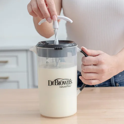 Miniatura 12 de Dr. Brown's Insta-Prep Dispensador de agua tibia con jarra de mezcla de fórmula para bebés, 36 onzas, color negro