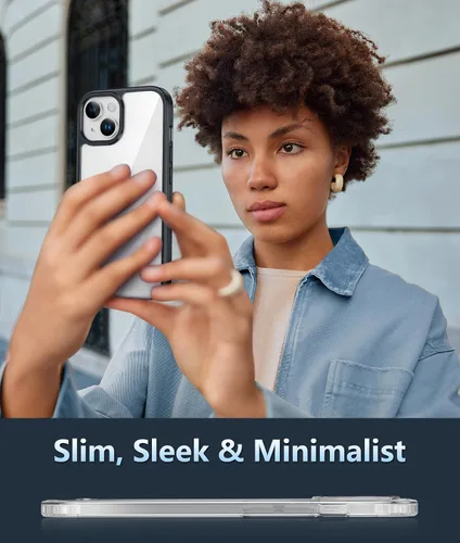 Miniatura 1632 de FNTCASE Funda para iPhone 13 Pro-Max: Fundas magnéticas transparentes compatibles con Magsafe Slim anti amarillamiento protección contra caídas