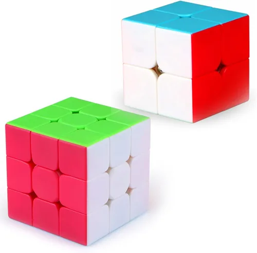 AHYUAN Juego de cubos de velocidad de 2 x 2 x 2 pulgadas, cubos de velocidad de 3 x 3 pulgadas, cubo mgaico, juguete de 3 x 3 x 3, cubos mágicos,