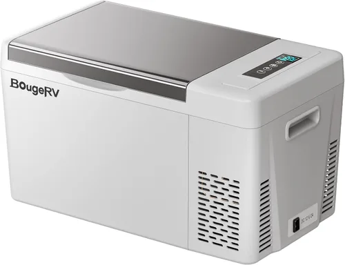 Miniatura 13 de BougeRV Refrigerador de 12 Voltios Refrigerador de Carro 12V Congelador Portátil de 30 Cuartos Enfriador con Compresor Congelador con Compresor
