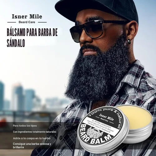 Miniatura 6 de Kit de cuidado de barba para hombres: con champú para barba - aceite - bálsamo - cepillo - peine - tijeras y bolsa de almacenamiento, Día del Padre