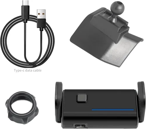 Miniatura 5 de BEERTE Soporte de teléfono para automóvil para Ford F-150 2015-2020 Soporte de teléfono móvil de sujeción eléctrica 360° giratorio ajustable f150