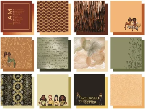 Miniatura 2 de Paper House Productions This is Us Goosby Twins - Paquete de papel decorativo de 6 x 6 pulgadas para álbumes de recortes y manualidades, 24 hojas