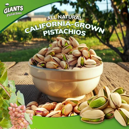 Miniatura 3 de GIANTS - Pistachos de pepinillo con eneldo, bocadillos saludables, paquetes individuales de pistachos In Shell, aperitivo alto en proteínas