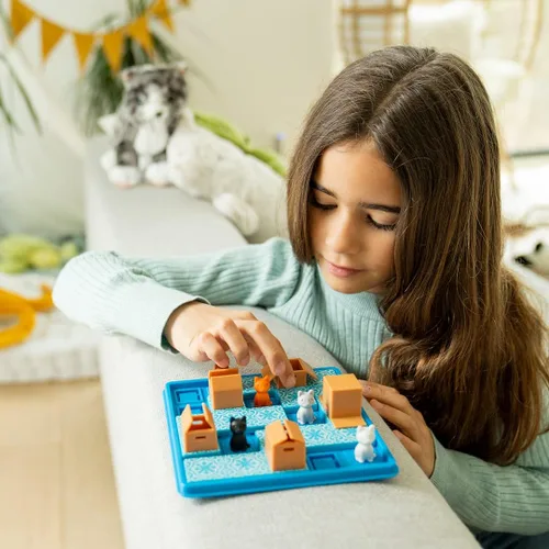 Miniatura 8 de SmartGames Cats & Boxes - Juego de rompecabezas lógico con 60 desafíos para mayores de 7 años