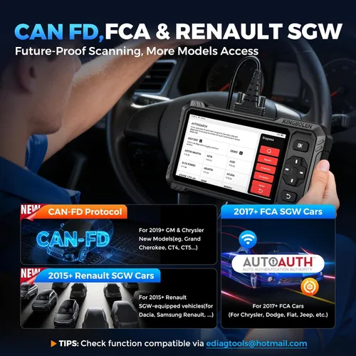 Miniatura 7 de KINGBOLEN Escáner S6 Elite OBD2, herramienta de escaneo bidireccional 2026, reinicio de 15, prueba activa, escáner de diagnóstico de automóviles