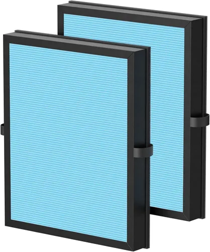 iSingo Paquete de 2 filtros de aire compatibles con purificador de aire MK-04 MG-04JH, filtración de 4 capas adecuado para polvo, caspa de mascotas,