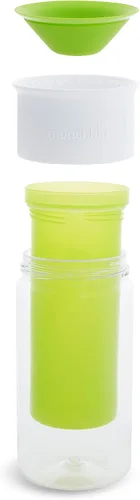 Miniatura 6 de Munchkin® Miracle® 360 - Vaso para beber con aislamiento, incluye calcomanías para personalizar la taza, 9 onzas, verde