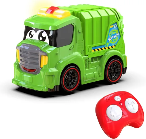 Miniatura 8 de AEROQUEST Coche de Policía a Control Remoto Camión Coches de Juguete para Niños Pequeños 1-3 con Sirenas y Luces Intermitentes Vehículo de Camión