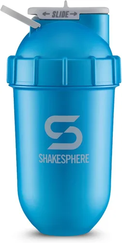 Miniatura 11 de SHAKESPHERE Botella mezcladora - Botella mezcladora de proteínas a prueba de fugas de 24 oz para antes del entrenamiento, batidos y mezclas de Negro
