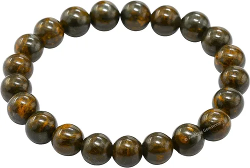 Miniatura 818 de Amazing Gemstone Pulsera de cristal para mujeres y hombres, pulsera de cristal curativo de protección, pulsera elástica con cuentas de piedras