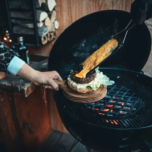 Miniatura 6 de Boska Set de parrilla para raclette Milano - Set Partyclette para llevar - Adecuado para queso, carne, pescado y verduras - Portátil antiadherente