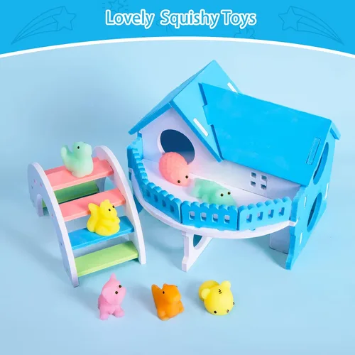 Miniatura 4 de 30 juguetes esponjosos Mochi sin duplicados, regalo para niños, niñas, niños, recuerdos de fiesta, kawaii, mini juguetes sensoriales para aliviar