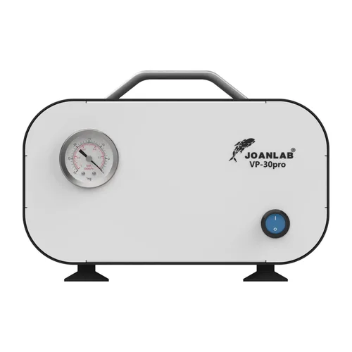Miniatura 10 de JOANLAB Bomba de diafragma de vacío sin aceite de la bomba 10L/min de la filtración del vacío del laboratorio con el tubo de goma
