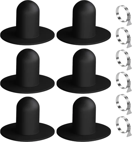Miniatura 8 de Tapones de piscina para piscina sobre el suelo, paquete de 4 con abrazaderas, para piscinas Bestway e Intex de reemplazo de tapón de orificio
