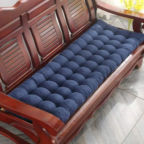 Miniatura 20 de Cojín para tumbona gruesa para silla de patio, cojín de asiento portátil, colchón, reclinable, almohadilla para sofá, banco, tatami (solo cojín) A