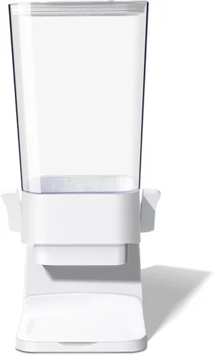Miniatura 16 de Dispensador de cereales para encimera, 1 paquete, dispensador de alimentos secos, organizador de aperitivos, recipientes delgados de almacenamiento