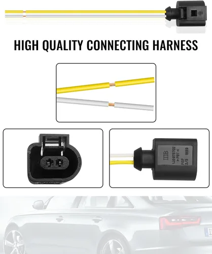 Miniatura 4 de Válvula solenoide de control de calefacción y kit de enchufe compatible con Audi A1 A3 A4 A5 A6 A7 A8 Q2 Q3 Q5 Q7 Q8 RS6 RS7 VW CC Golf Passat Polo
