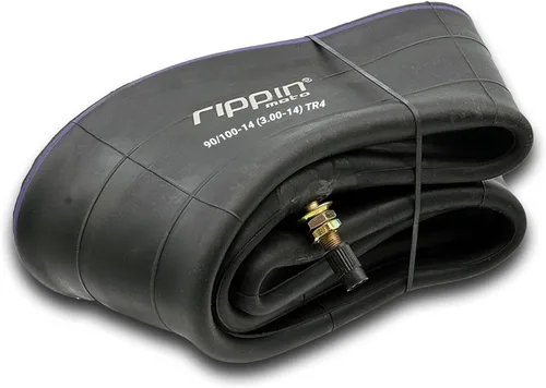 Miniatura 4 de Rippin Moto 90/100-14 (3.0-14) Tubo interior resistente de 14 pulgadas para motocross - 0.118 in de grosor, válvula TR4, se adapta a la mayoría