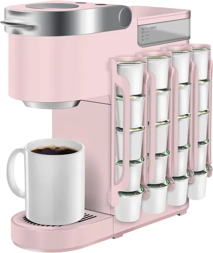 Miniatura 14 de Soporte para tazas K para Keurig: soportes para cápsulas de café para mostrador de espacio pequeño, soportes para Kcup para montaje en pared