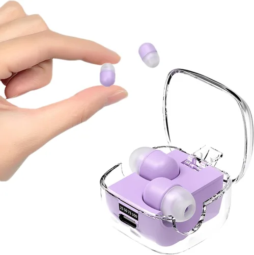 Miniatura 9 de Xmenha Mini auriculares invisibles pequeños Bluetooth para dormir para orejas pequeñas, de perfil bajo, pequeños, ocultos, discretos, más pequeños