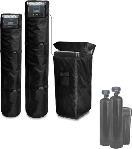 Miniatura 13 de Bitubi Chaqueta de neopreno suavizante de agua, suavizante de agua para exteriores y cubierta para tanque de filtro para evitar la sudoración