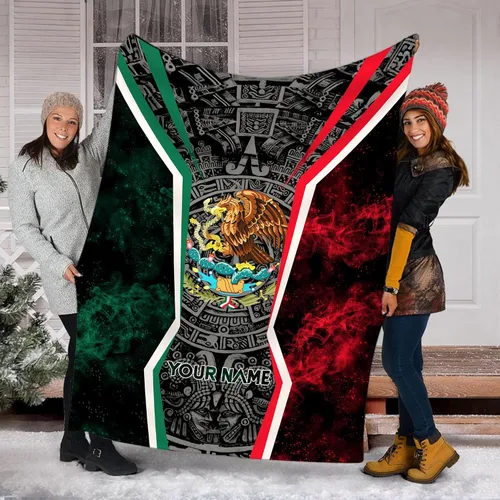 Miniatura 10 de Manta de México personalizada con nombre para hombres y mujeres, manta personalizada con bandera de México, manta de bandera mexicana, regalo