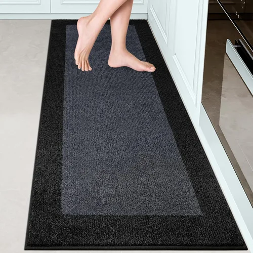 Miniatura 65 de Indoor Door Mat 20" x 32", Washable Kitchen Rug, Non Slip Entryway Rug for Floor, Absorbent Entrance Throw Rug for Laundry, Bathroom, Door