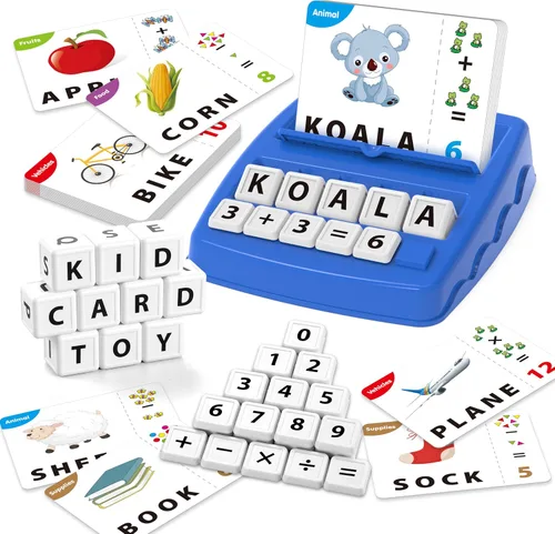 Miniatura 9 de Yolscue Montessori - Juegos de letras a juego, juguetes educativos para niños de 3 a 8 años, juguetes de aprendizaje del alfabeto para niños de 3 a