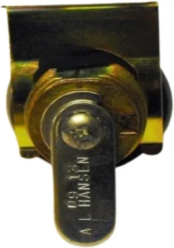 Miniatura 2 de Adrian Steel 28333-0, Conjunto de cilindro de bloqueo de botón y llave para cajas de herramientas