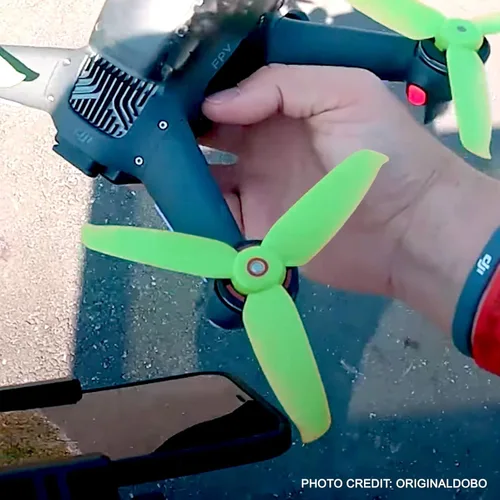 Miniatura 5 de DJI FPV Drone 5328 hélices de 3 aspas, accesorios de repuesto de liberación rápida de bajo ruido