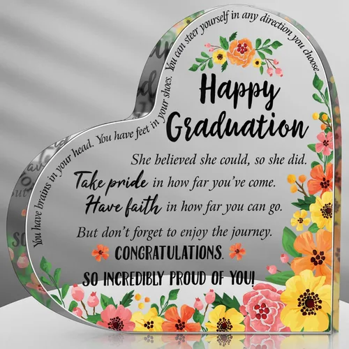 Miniatura 10 de Jetec Regalos de acrílico inspiradores de graduación para mujeres, ella, versículos cristianos de la Biblia 2026, regalos religiosos, decoración