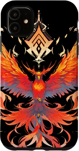 iPhone 11 Rising Phoenix Fire Fenix - Símbolo de renacimiento y fuerza caso