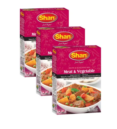 Miniatura 91 de Shan Korma Recipe and Seasoning Mix 1.76 oz (50g) - Spice Powder for Traditional Meat in Yogurt Sauce - Suitable for Vegetarians - Airtight Bag in a