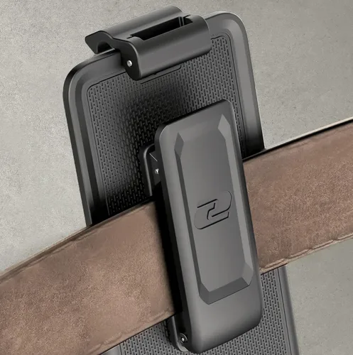 Miniatura 3 de Funda para cinturón Encased iPhone 11 con clip (Blindaje delgado) Funda de agarre delgada con cartuchera - Negro