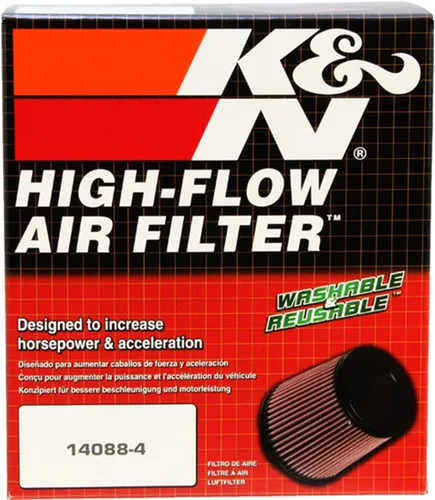 Miniatura 4 de K&N Filtro de aire del motor: Aumenta la potencia y la aceleración, lavable, Premium, Filtro de aire de repuesto para automóvil: compatible