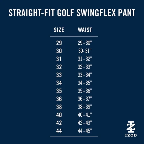 Miniatura 6 de IZOD Men's Golf Swingflex Straight-fit Flat-Front Pants