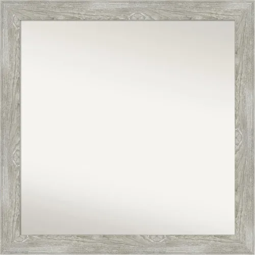 Miniatura 23 de Amanti Art Espejo de baño gris para sobre el fregadero, 31 x 48 pulgadas, espejo de tocador rectangular estrecho de color gris, marco de madera